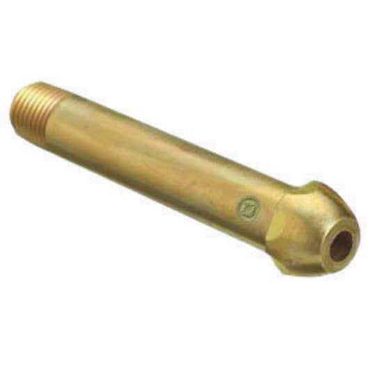 Western CGA-680/695/702/703 1/4" NPT Male X 3" L Brass 3000 - 5500 psig Regulator Inlet Nipple