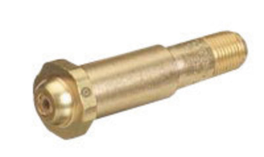 Western 1/4" NPT Male X 3" Brass Regulator Nipple, CGA-701 (For Pressures Up To 5500 psig)