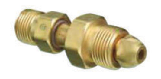Western CGA-580 X CGA-346 Brass Cylinder To Regulator Adapter