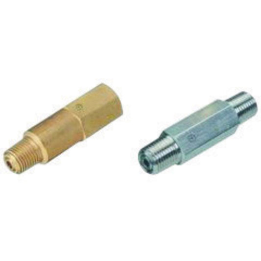 Western 1/4" NPT Female Inlet X Male Outlet Stainless Steel 6000 psig Heavy Duty Check Valve