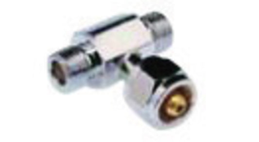 Western Medical Fittings 2 Outlet Chrome Brass Tee