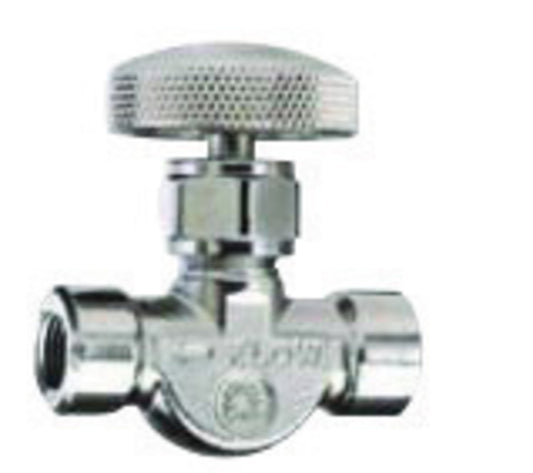 Western Valves 1 Outlet Chrome Brass Valve