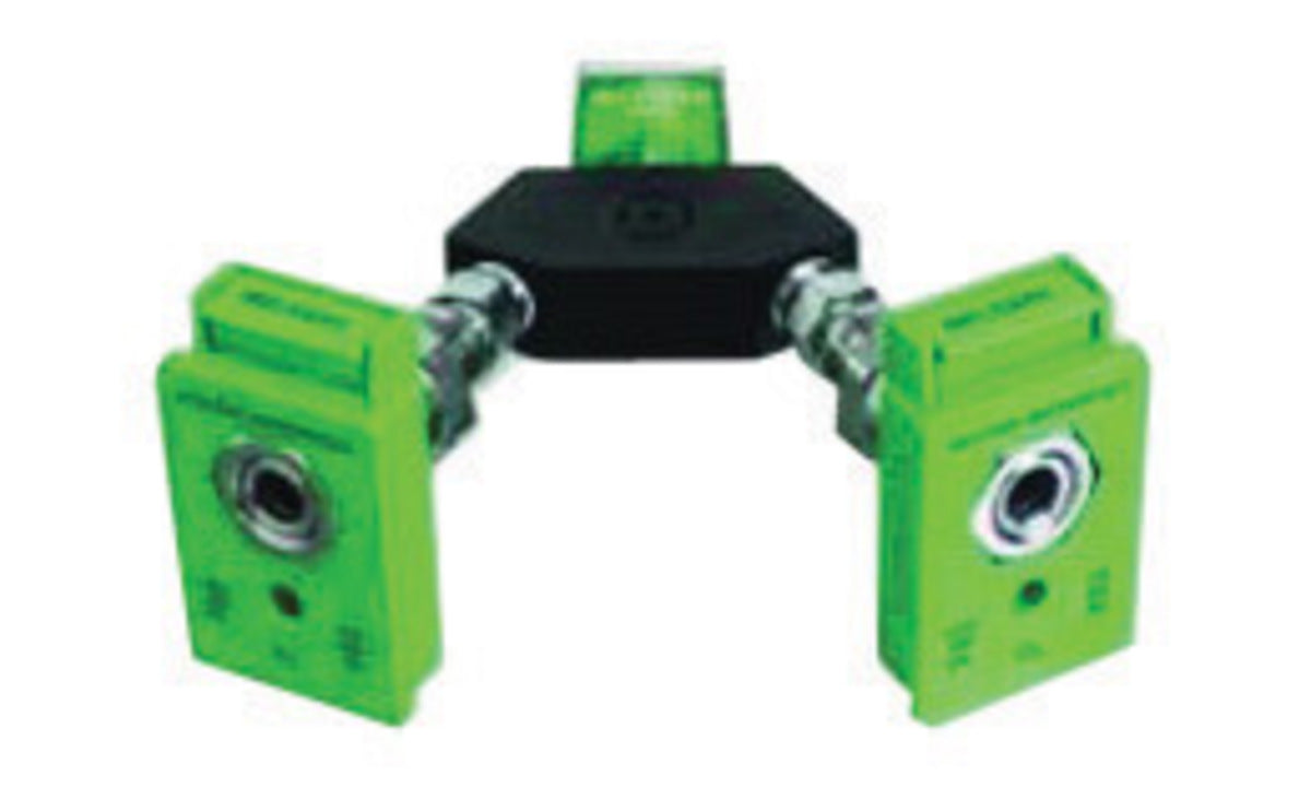 Western 50 psi Oxygen Chemetron® Quick Connect Y-Coupler With Adapter