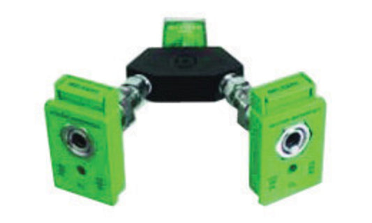 Western 50 psi Oxygen Chemetron® Quick Connect Y-Coupler With Adapter