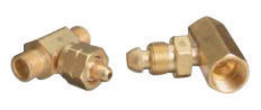 Western® CGA-347 Female RH Stainless Steel 5500 psig Coupler Tee (Without Check Valve)