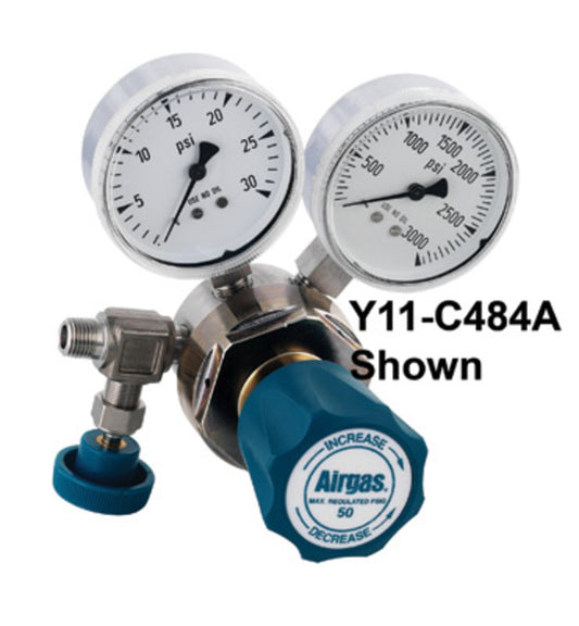 Airgas® Model C484B Stainless Steel Corrosive Service Single Stage Standard Model Regulator