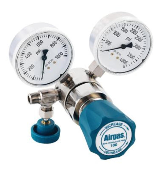 Airgas® Model N114G540 Brass High Delivery Pressure Single Stage Regulator With 1/4" FNPT Connection