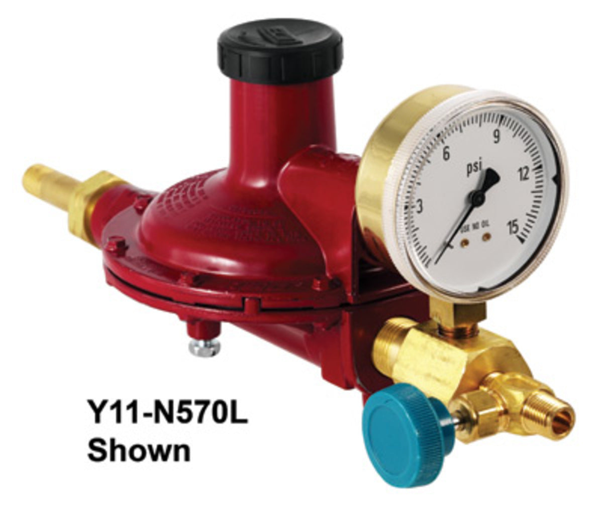 Airgas® Model N570L Magnesium Alloy Ultra Low Inlet Pressure Regulator ...