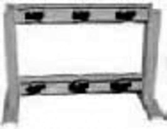 Airgas® 6 Cylinder Floor Stand With Twelve 1 1/2" X 54" Poly Straps For 4" - 12" Diameter Cylinders