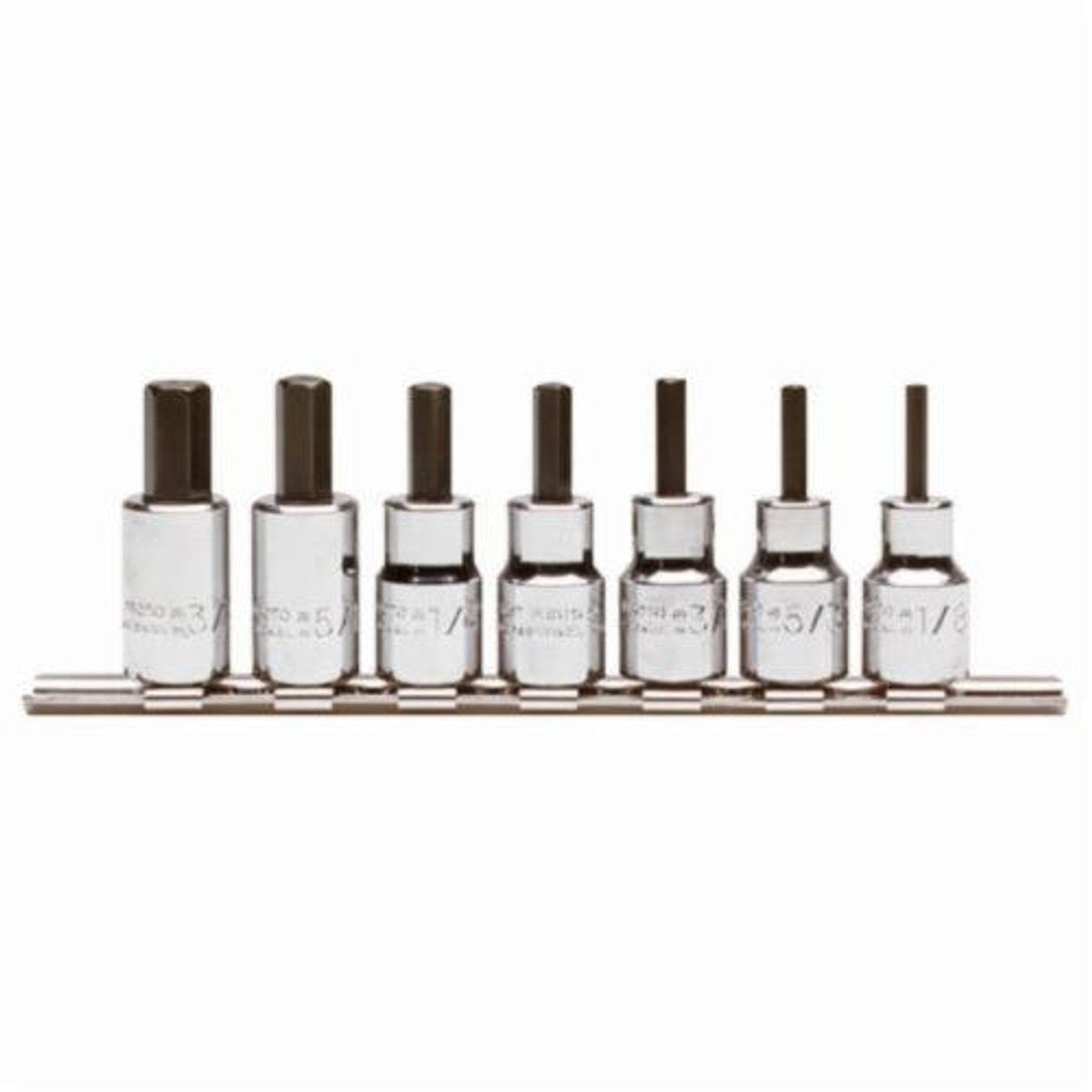 Proto J4990-SMA 3/8" Drive Metric Hex Bit 7-Piece  Set