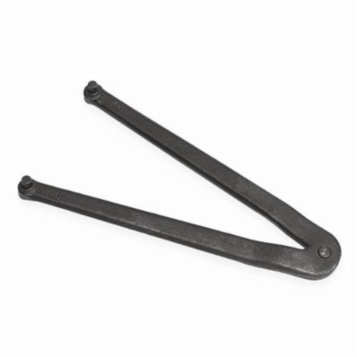 Proto JC482 Adjustable Face Spanner Wrench, 2 in, 3/16 in Pin, 6-3/8 in OAL, Alloy Steel, Black Oxide