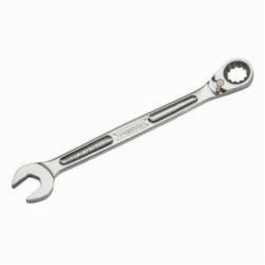 Proto JSCVM10A Reversible Spline Combination Wrench, 10 mm, 12 Points, 15 deg Offset, 5-29/32 in OAL, Alloy Steel, Full Polished, ASME Specified
