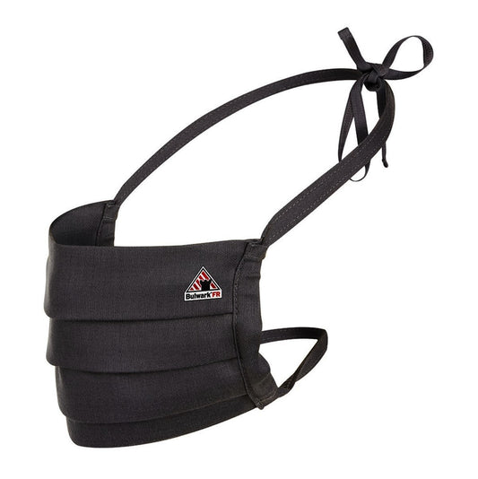 Bulwark® Medium Regular Multi-Color EXCEL FR® ComforTouch® Twill/Cotton/Nylon Flame Resistant Face Mask With Tie Closure