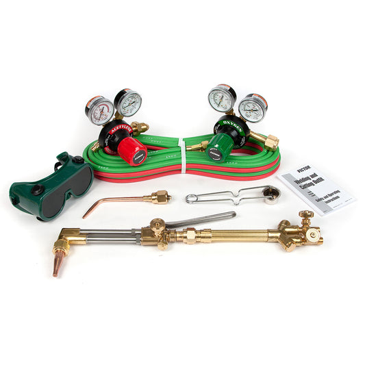 RADNOR™ Model 350-510DLX Victor® Style Heavy Duty Acetylene Cutting/Welding Outfit CGA-510