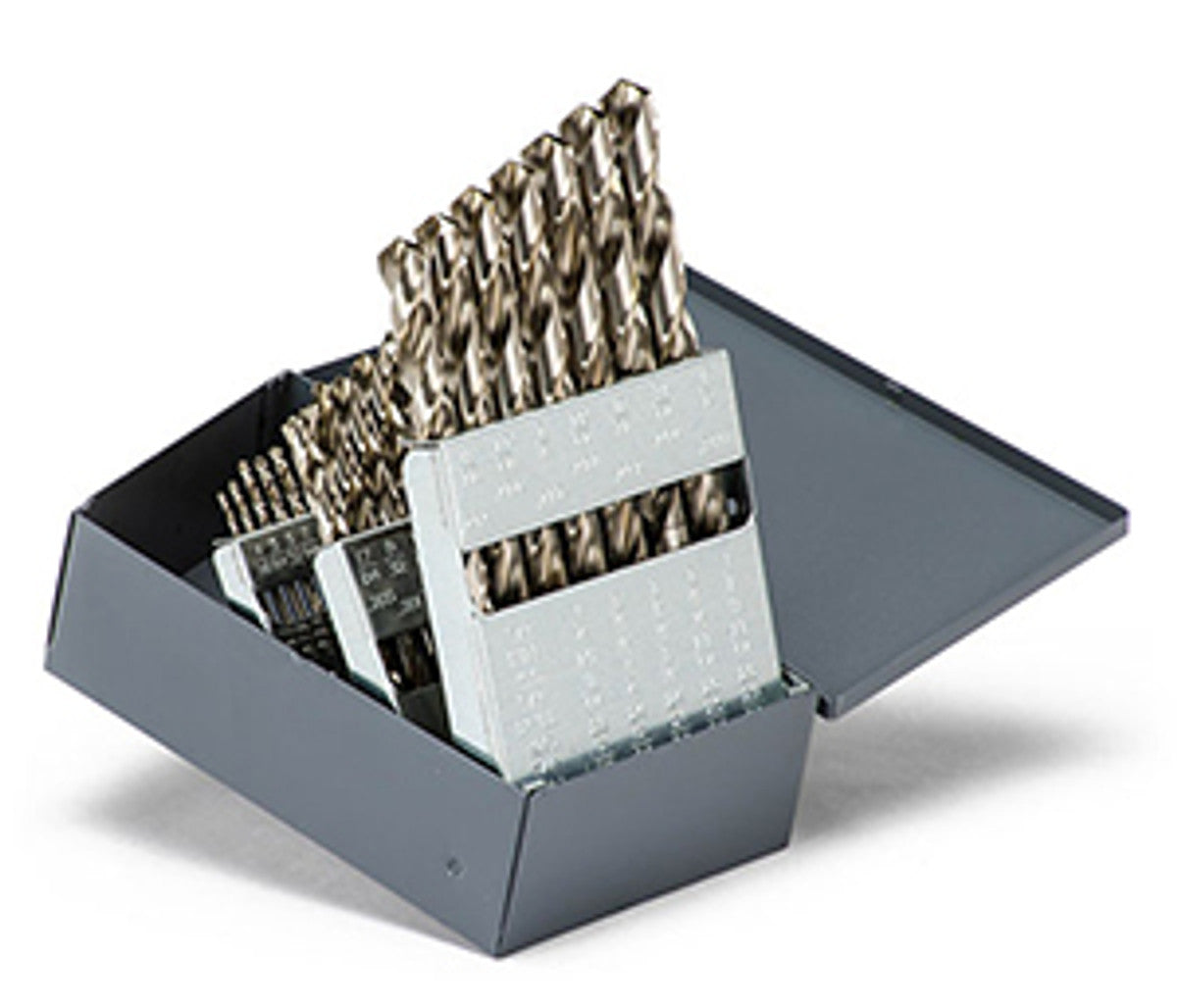 GI Tool 120250  29-Piece HSS Drill SET, Fractional, 1/16-1/2x64ths, Jobber Length, 118 Deg. Point, Bright