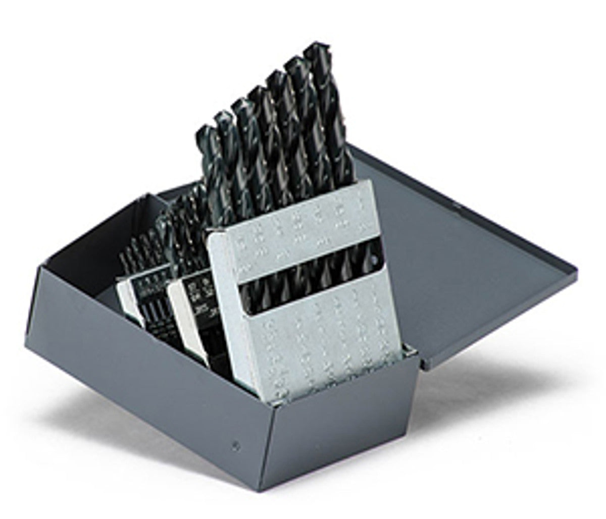 GI Tool 120239  29-Piece HSS Drill SET, Fractional 1/16-1/2x64ths, Jobber Length, 118 Deg. Point, Black Oxide