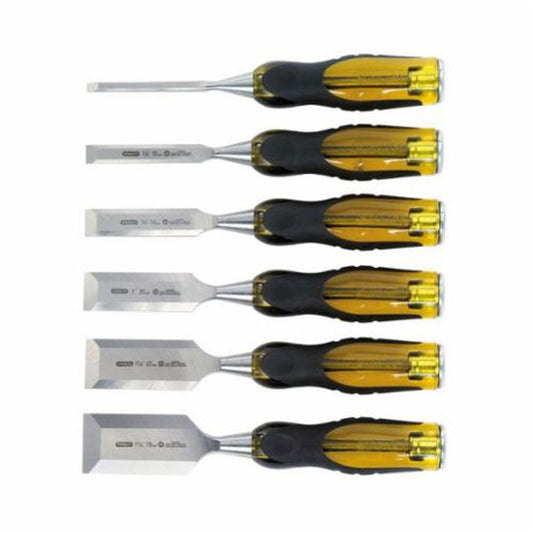 Stanley 16-971  6-Piece FatMax Thru-Tang Chisel Set