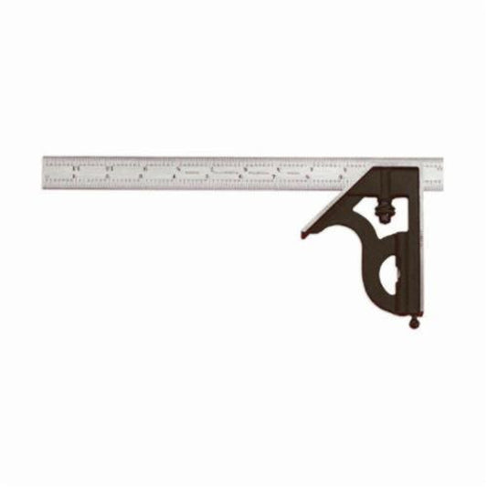 Starrett 11H-12-4R Combination Square Set, 2 Pieces, 12 in L Hardened Steel Blade, Square Head