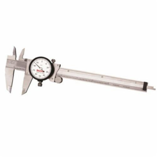 Starrett 120A-6 Dial Caliper w/Case, 0 - 6"
