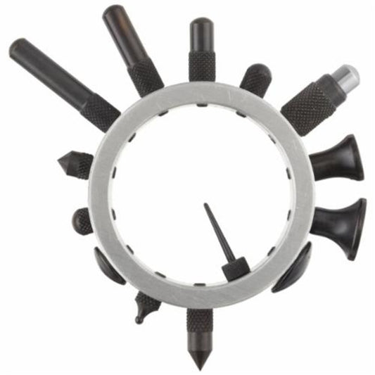 Starrett 25R Shockproof Indicator Contact Point Set, 14 Points