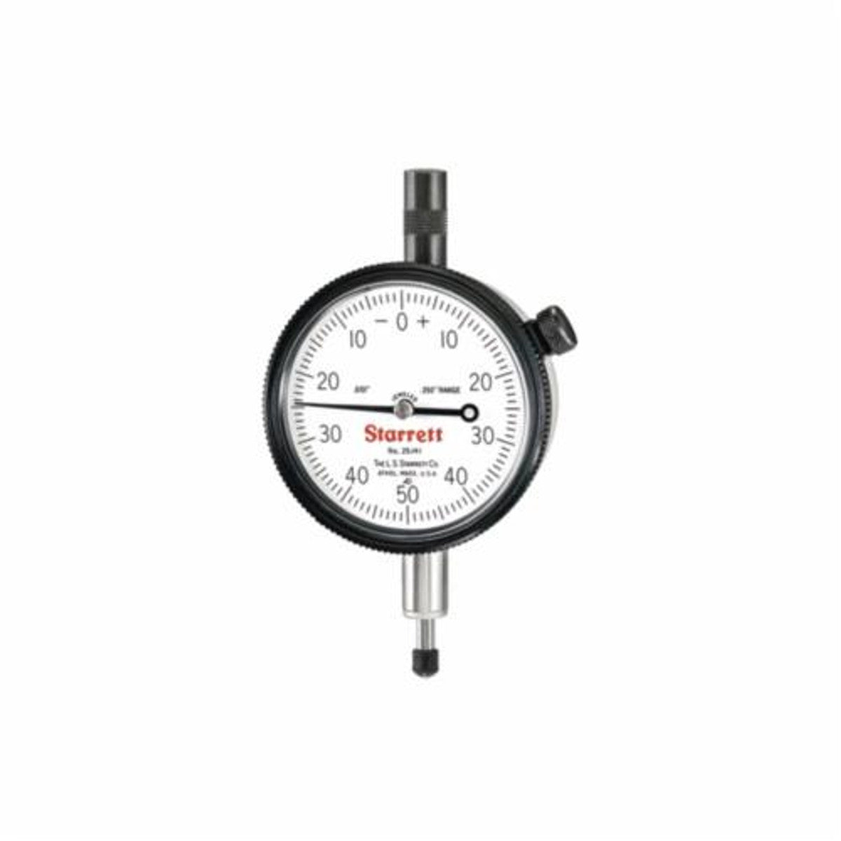Starrett 25-141J  0-.25" Dial Indicator, 0.001 in Grad