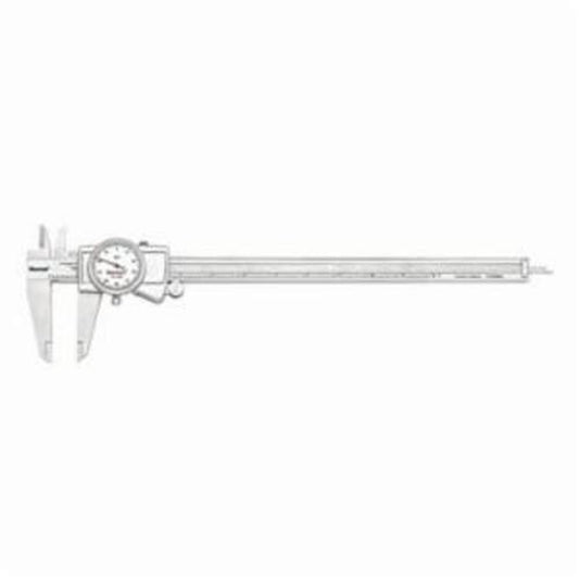 Starrett 3202-12  0-12" Dial Caliper, Hardened Stainless Steel, .001" Grad