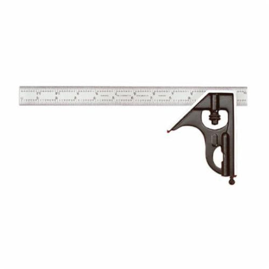 Starrett C33H-12-4R  12" Combination Square W/Square Head