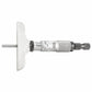 Starrett 440Z-3RL  0-3" Micrometer Depth Gage w/ Padded Case, .001" Grad