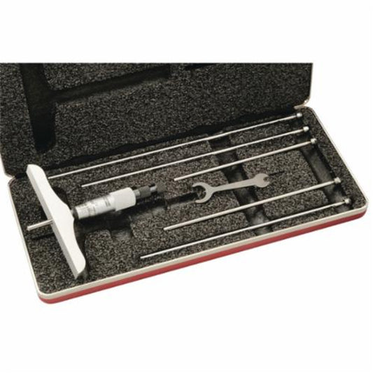 Starrett 445BZ-6RL  0-6" Micrometer Depth Gage, .001" Grad