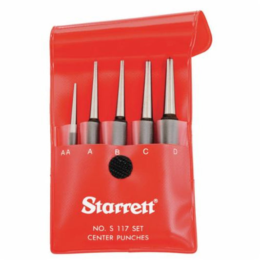 Starrett S117PC  5- Piece Center Punch Set
