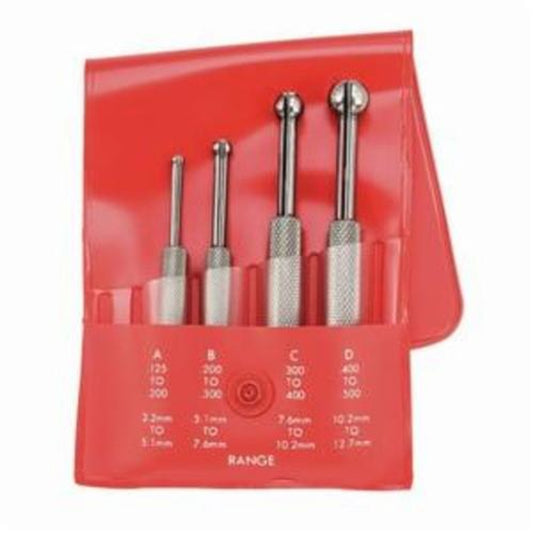 Starrett S829EZ  4-Piece Hole Gage Set W/Case, Full Ball