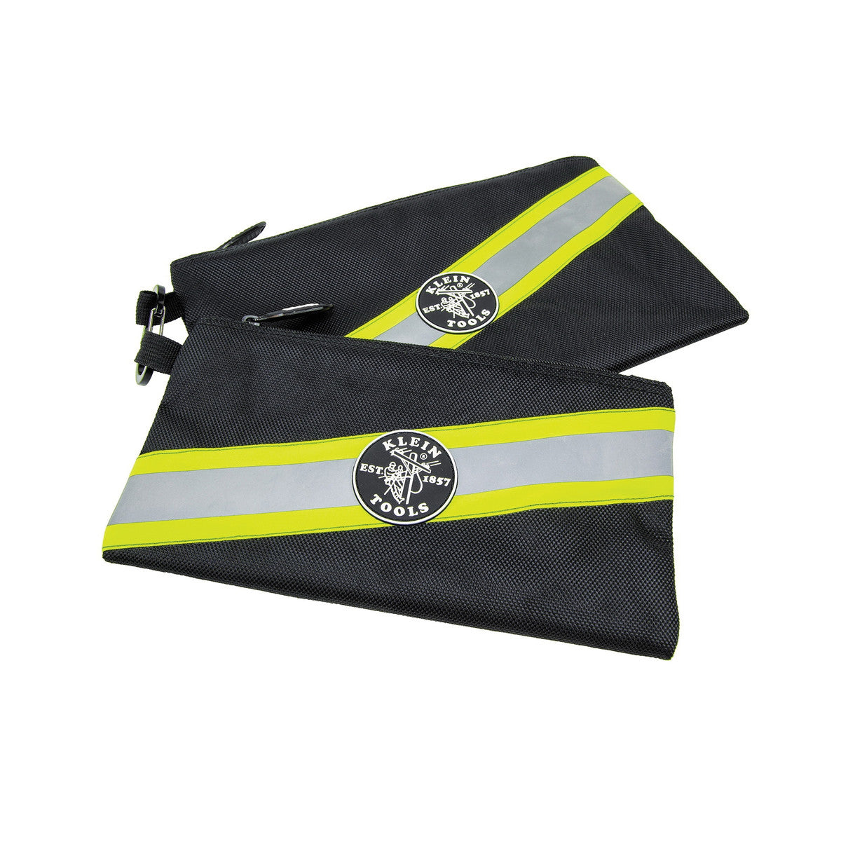 Klein 55599 High Visibility Zipper Bags, 2-Pack