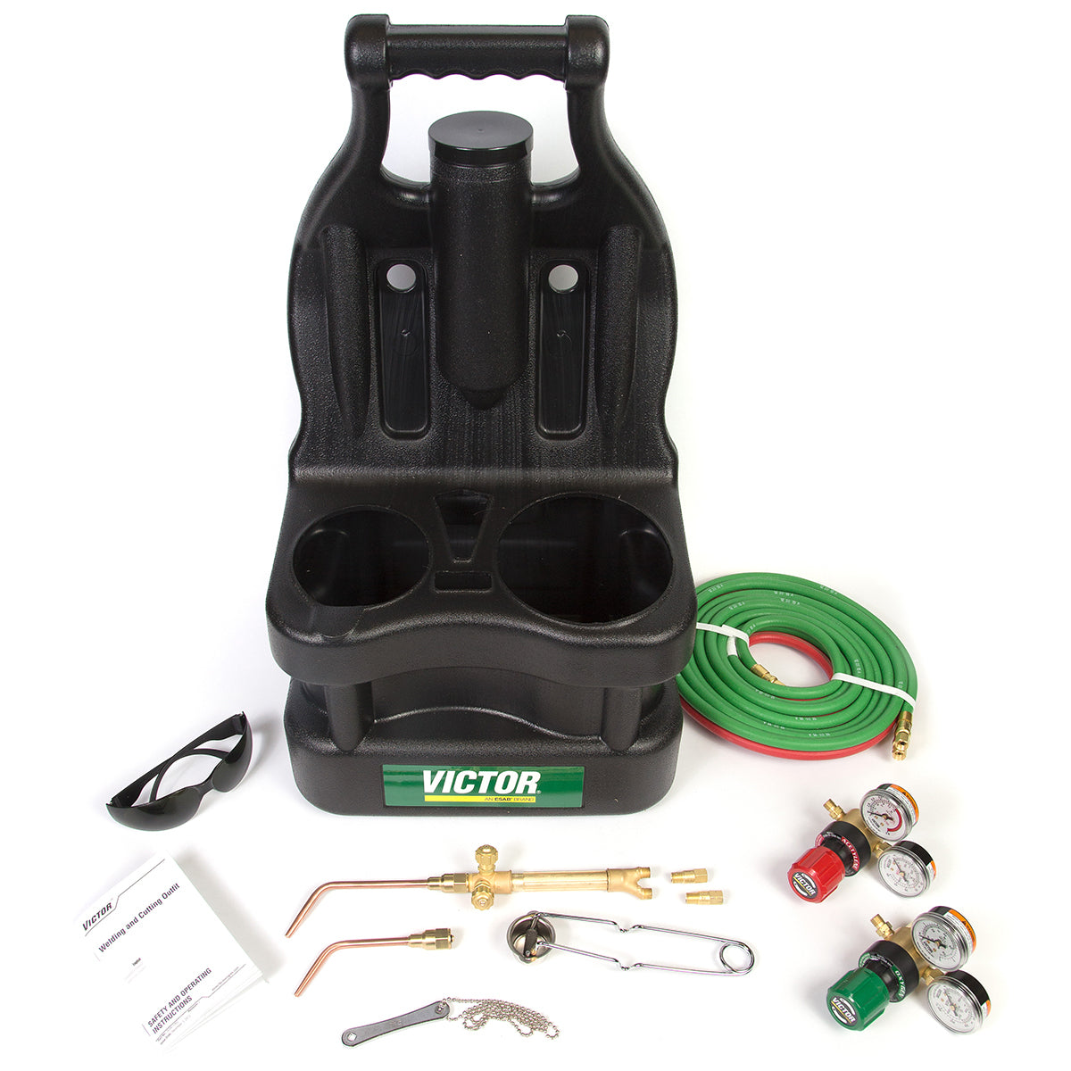 Victor® Portable Tote Light Duty Acetylene Welding Outfit CGA-540/CGA-200