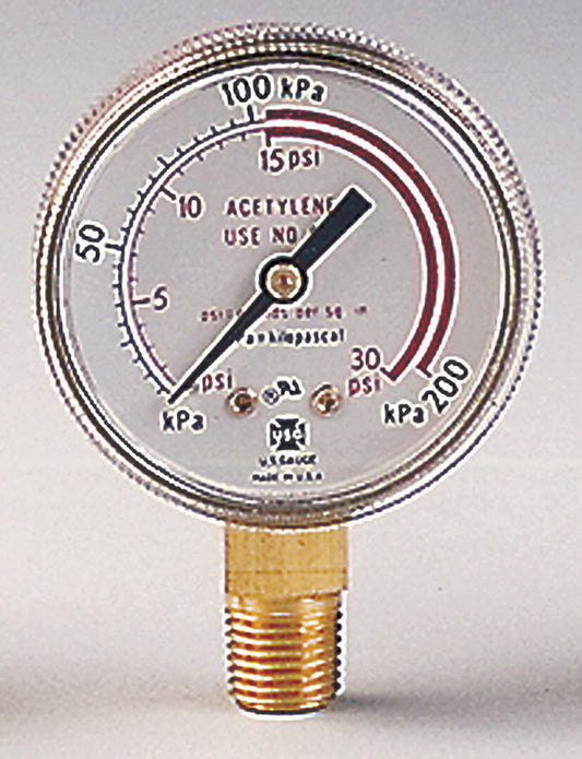 Victor® 2" Steel 60 psi Regulator Gauge