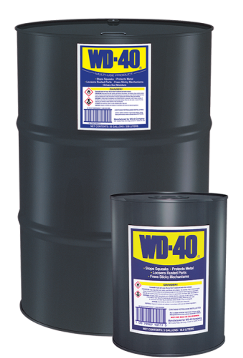 WD-40 49012 Multi-Use Penetrating Lubricant, 5-Gallon Pail