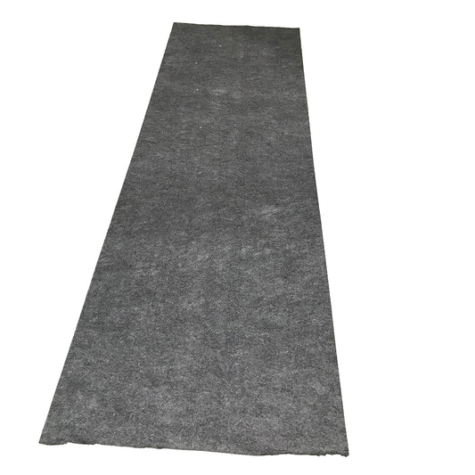 MeltBlown Technologies 36" X 50' Xtra Sticky Gray Needle Punched Polypropylene Adhesive Sorbent Roll