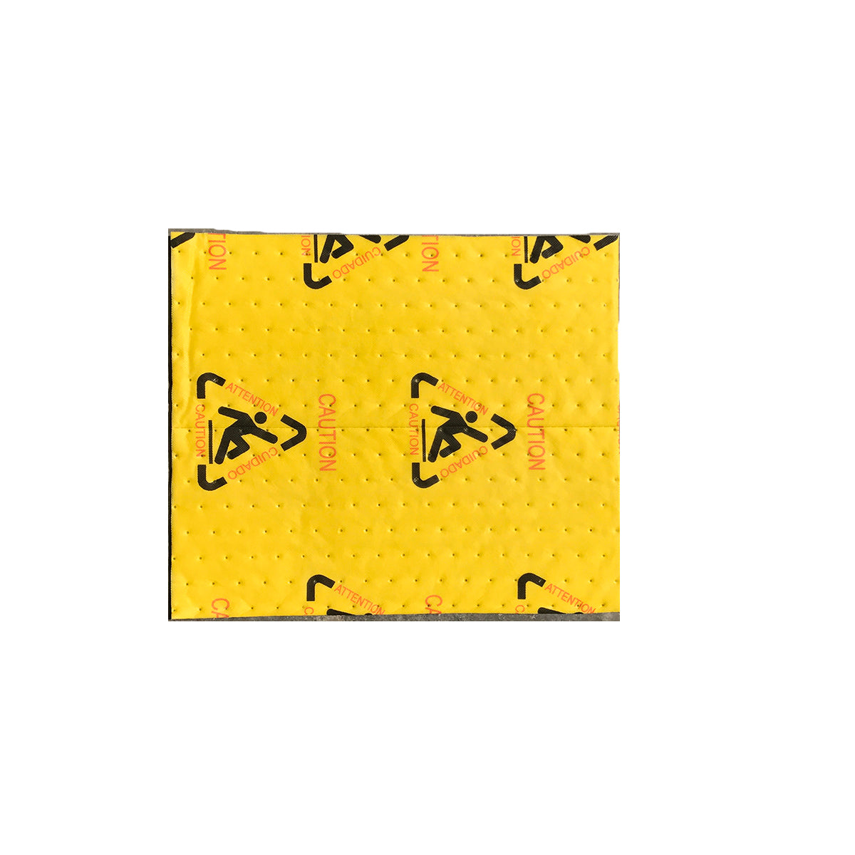 MeltBlown Technologies 15" X 18" MBT Hi-Viz Yellow Polypropylene Sorbent Pad