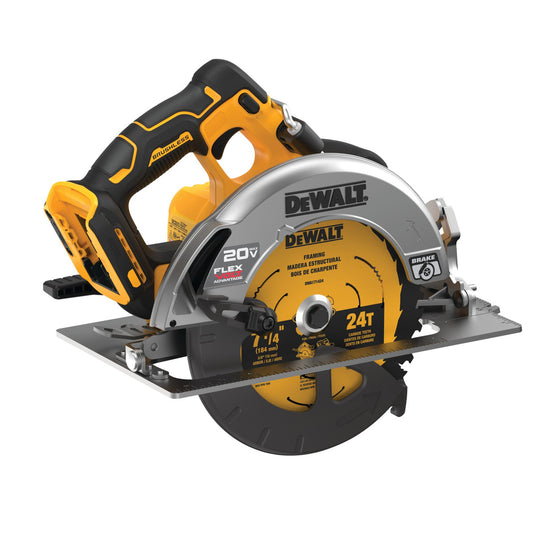 DEWALT DCS573B 20V Max 7-1/4 In. Brushless Cordless Circular Saw With Flexvolt Advantage (Tool Only)