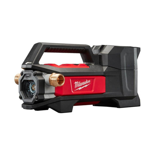 Milwaukee® M18™ 2771-20 Cordless Transfer Pump, 480 gph Flow Rate, 3/4 in Inlet x 3/4 in Outlet, 1/4 hp, Nitrile Rubber/Reinforced Plastic